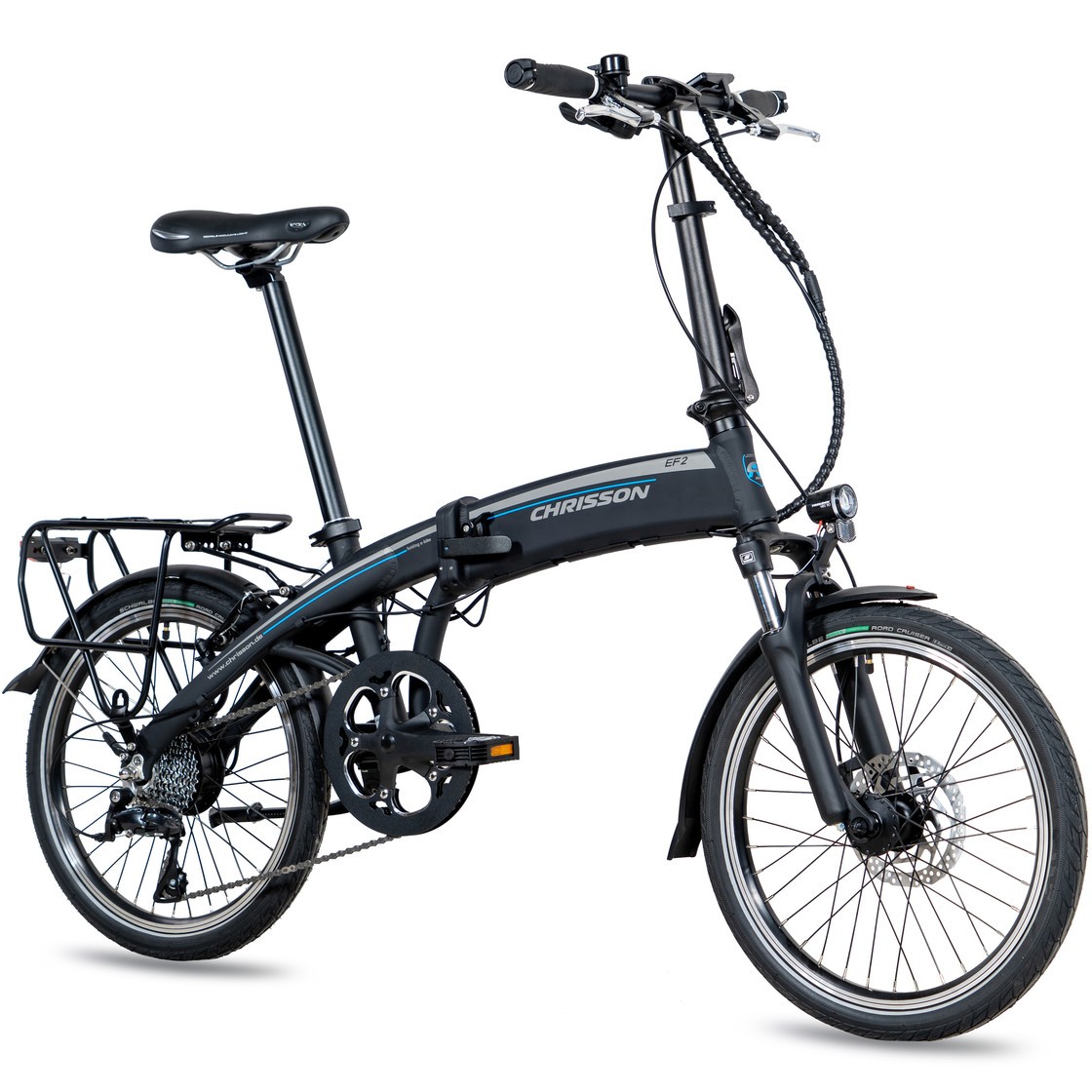 Xplorer Sklopivi Električni bicikl EF2 Black