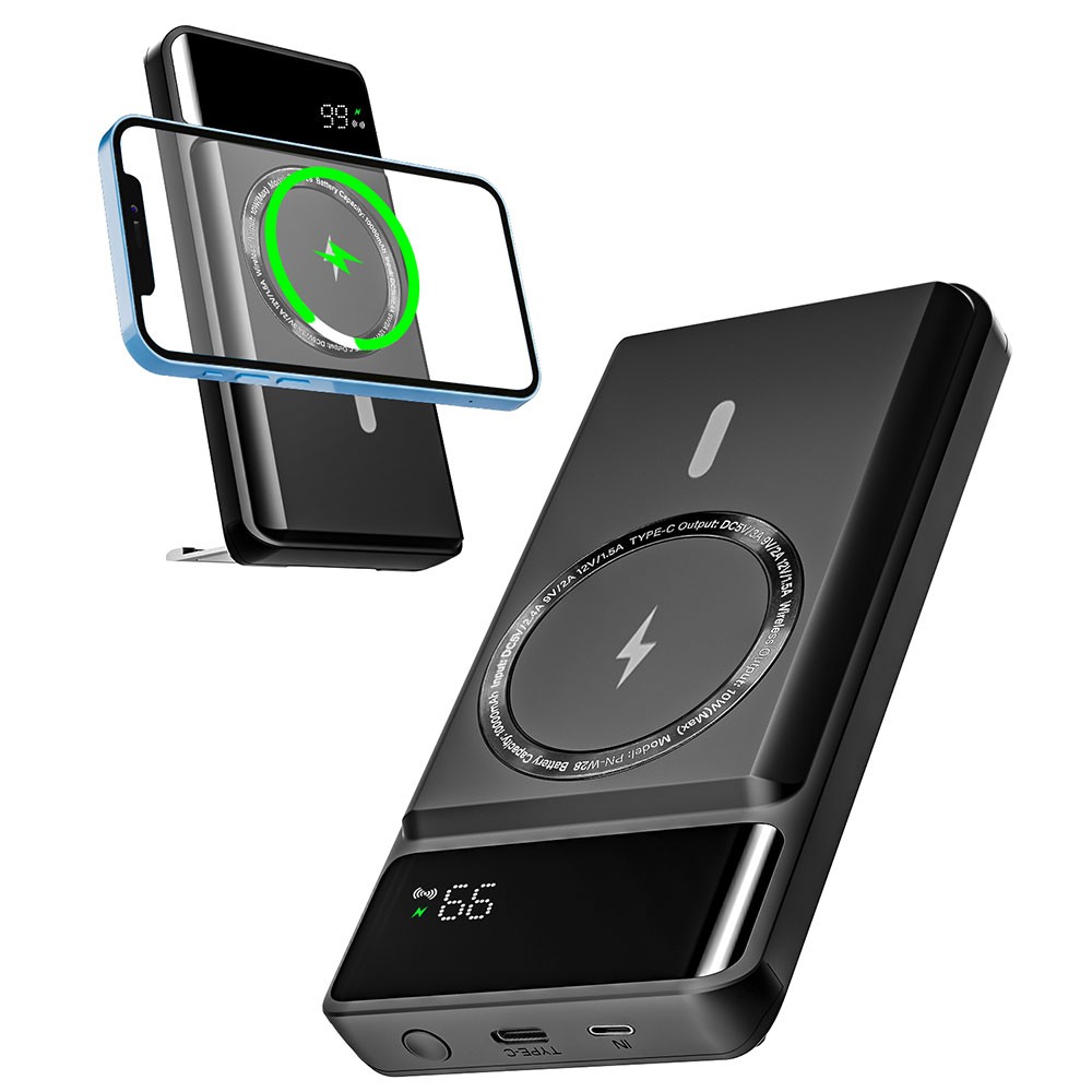 10000mah magnetni bežični punjač power bank