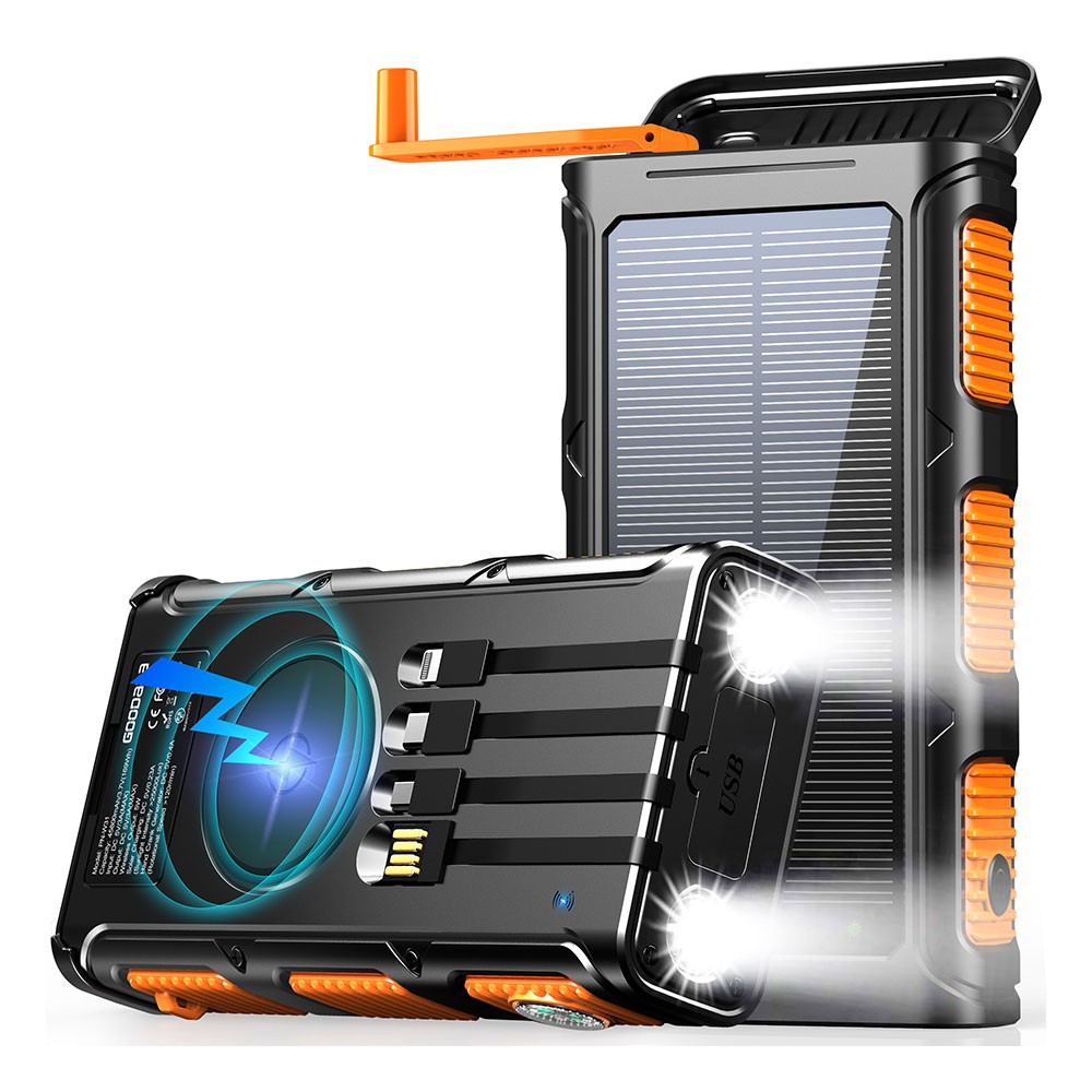 18400mah solarna baterija sa ručnim generatorom