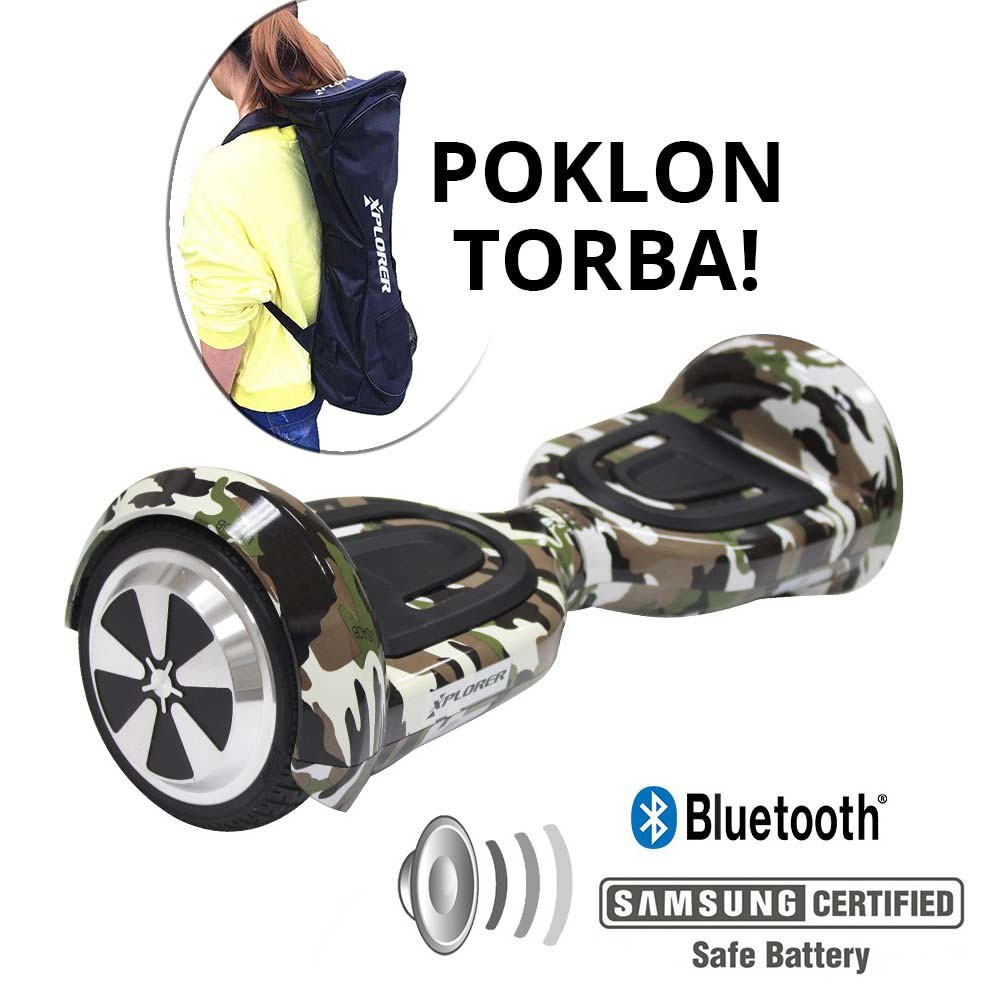 Hoverboard Xplorer Code camuflage 6“ (Izložbeni model)