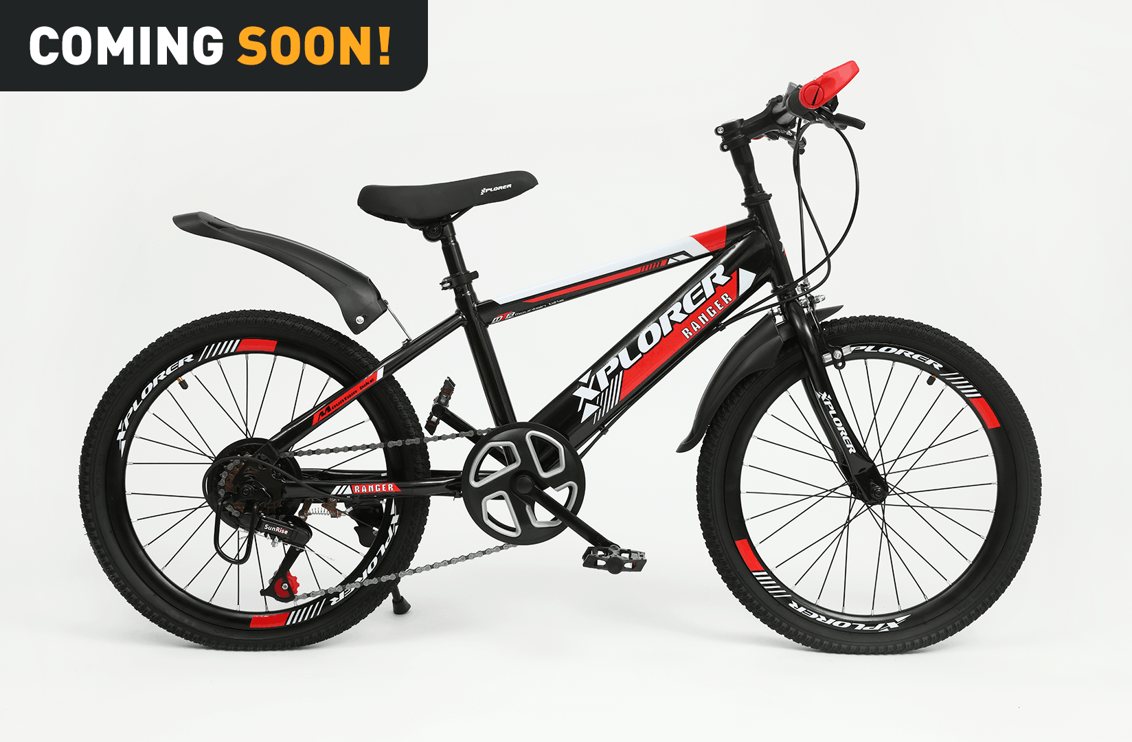 Dečiji bicikl Xplorer Ranger crno-crveni 20"