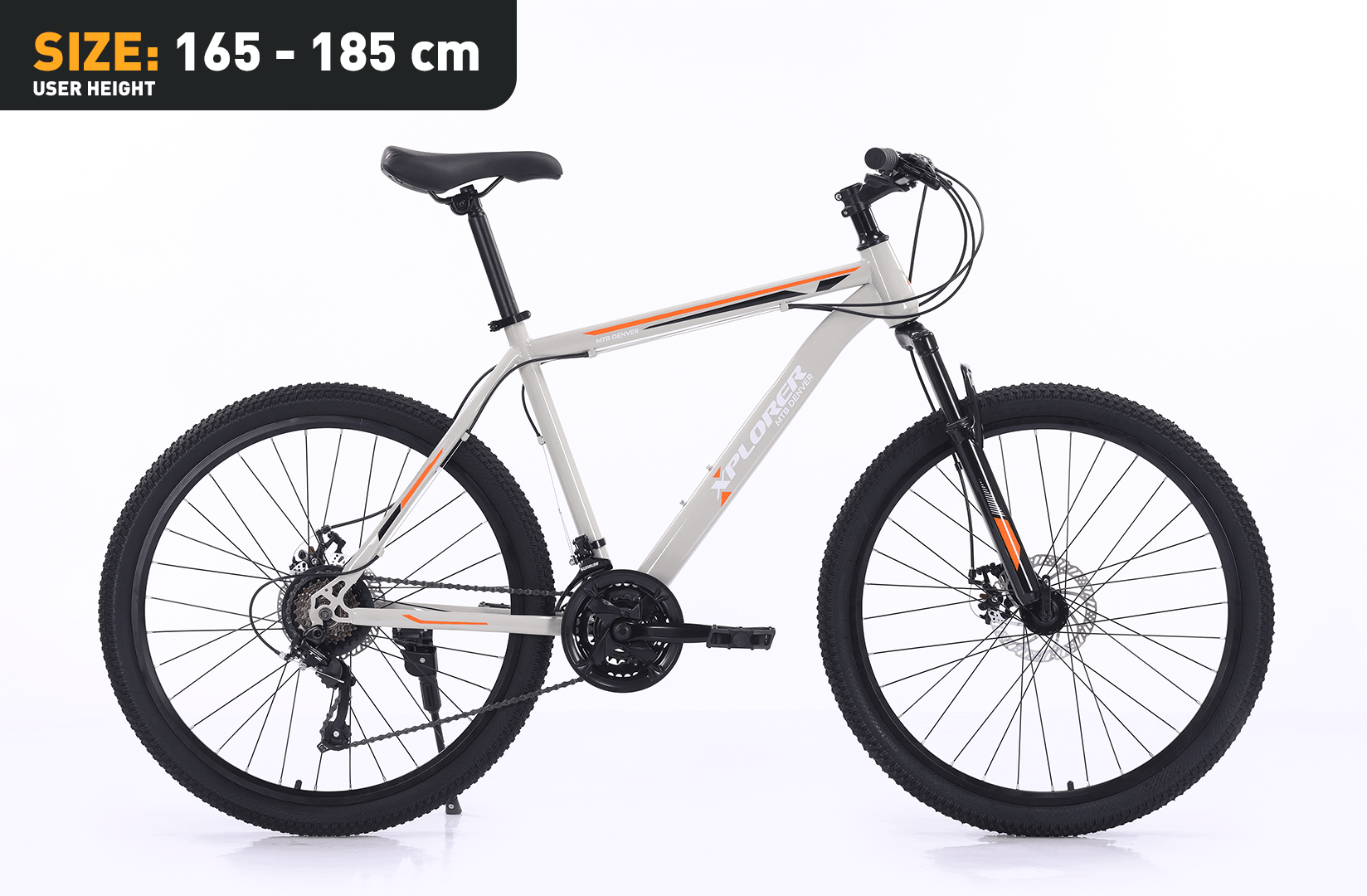 Xplorer MTB bicikl DENVER Sivi 26"