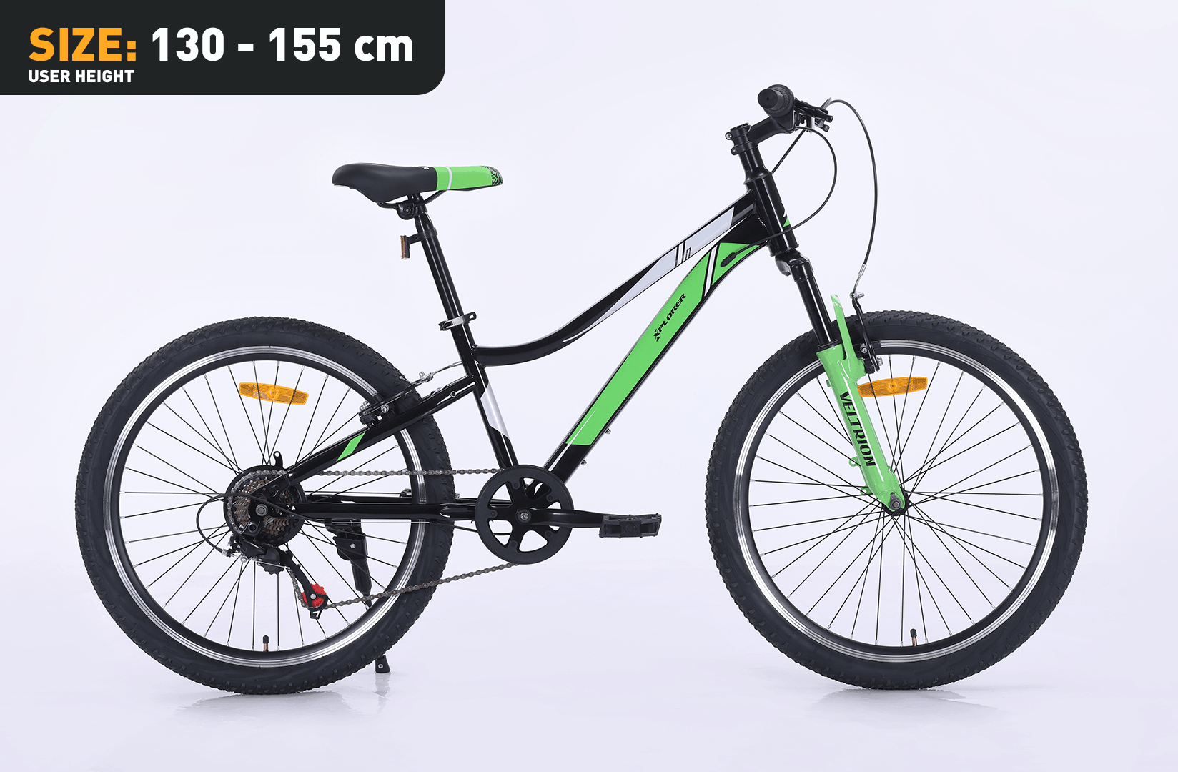 Dečiji bicikl Xplorer VELTRION Black-Green 24"