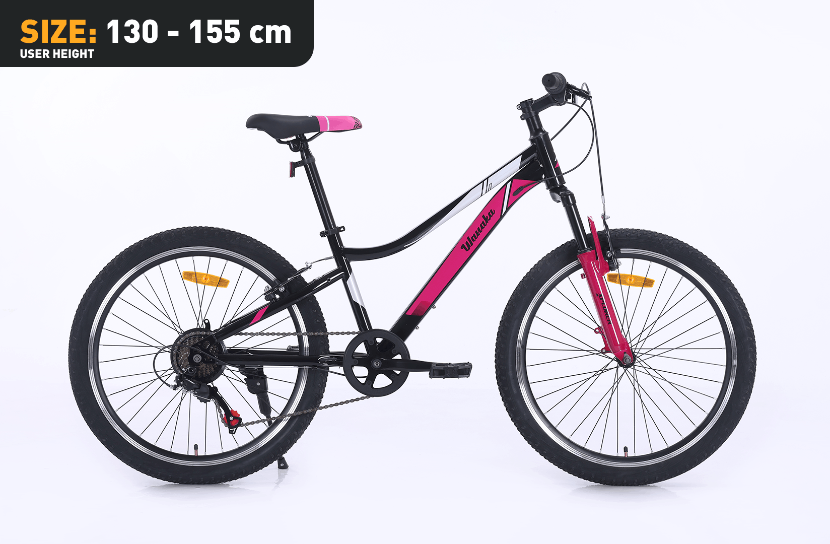 Dečiji bicikl Xplorer WANAKA Black-pink 24"